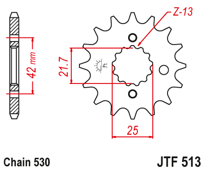 JT Rubber Cushioned Front Sprocket 15 Teeth fits Kawasaki GPZ600 R 1989 ZX600