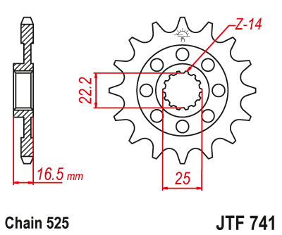JT Front /& Rear Sprocket /& Adapter Kit fits Ducati 1198 Diavel 2013