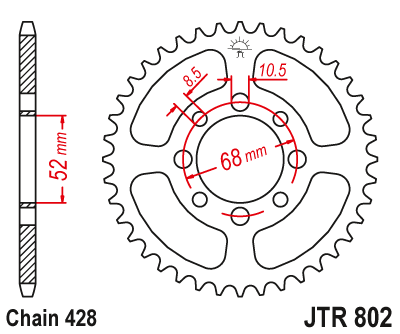 JT-Sprockets JTR211-36 Kettenrad 