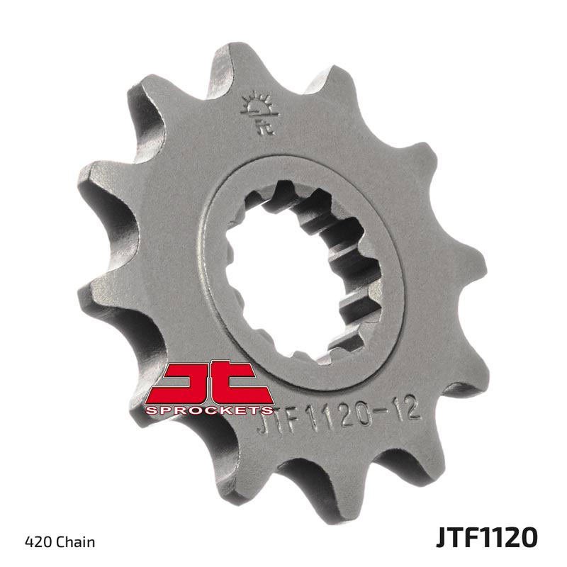 Front sprocket 14 tooth JT steel for Aprilia RS 50 99-05 MX 50 03-04 RX 50 98-06