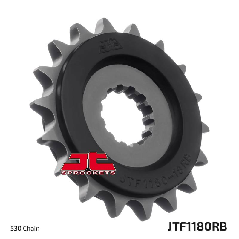 JT Sprockets JTF1180.18RB Rubber Cushioned Front Countershaft Sprocket JT Sprockets JTF1180.18RB Rubber Cushioned Front Countershaft Sprocket