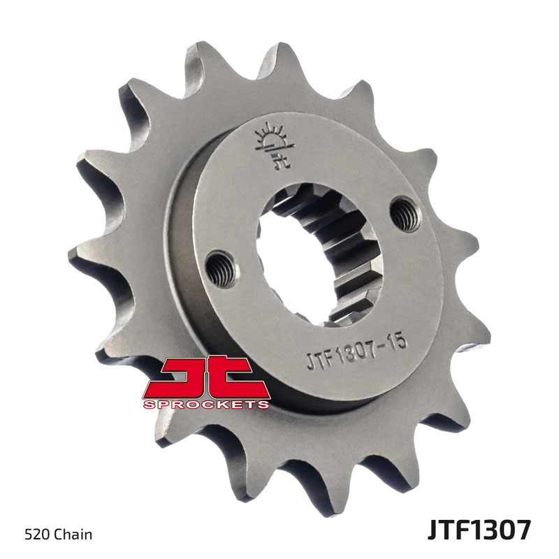 JT Sprockets JTF1307.15RB 15 Tooth Rubber Cushioned Front Countershaft Sprocket 