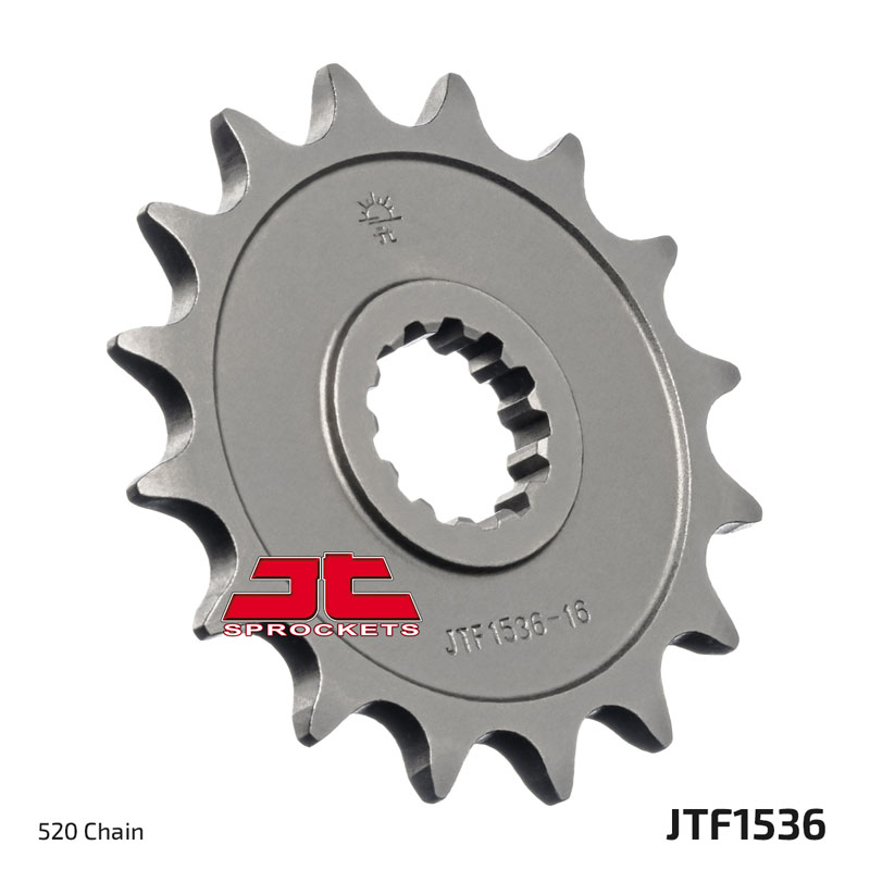 JT Sprockets JTF1536.16RB 16 Tooth Rubber Cushioned Front Countershaft Sprocket
