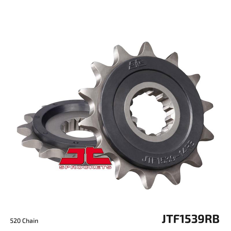 JT Sprockets 525X1R Chain and 16 Front/43 Rear Tooth Sprocket Kit JTSK3002
