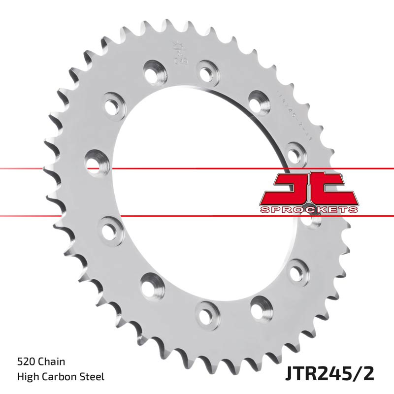 +2 43T JT REAR SPROCKET FITS HONDA XLX350 ALL YEARS 