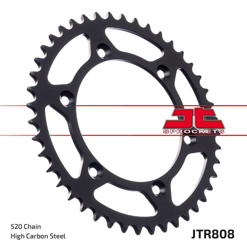 JT Sprockets JTR808.48 48T Steel Rear Sprocket Z24-9774 JT Sprockets JTR808.48 48T Steel Rear Sprocket Z24-9774