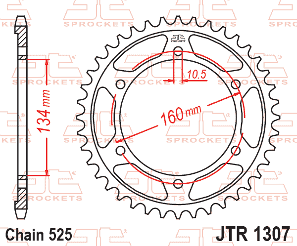 thumbnail image 2 of JT Sprocket, Front 15T - Optional TTR110 2 of 10