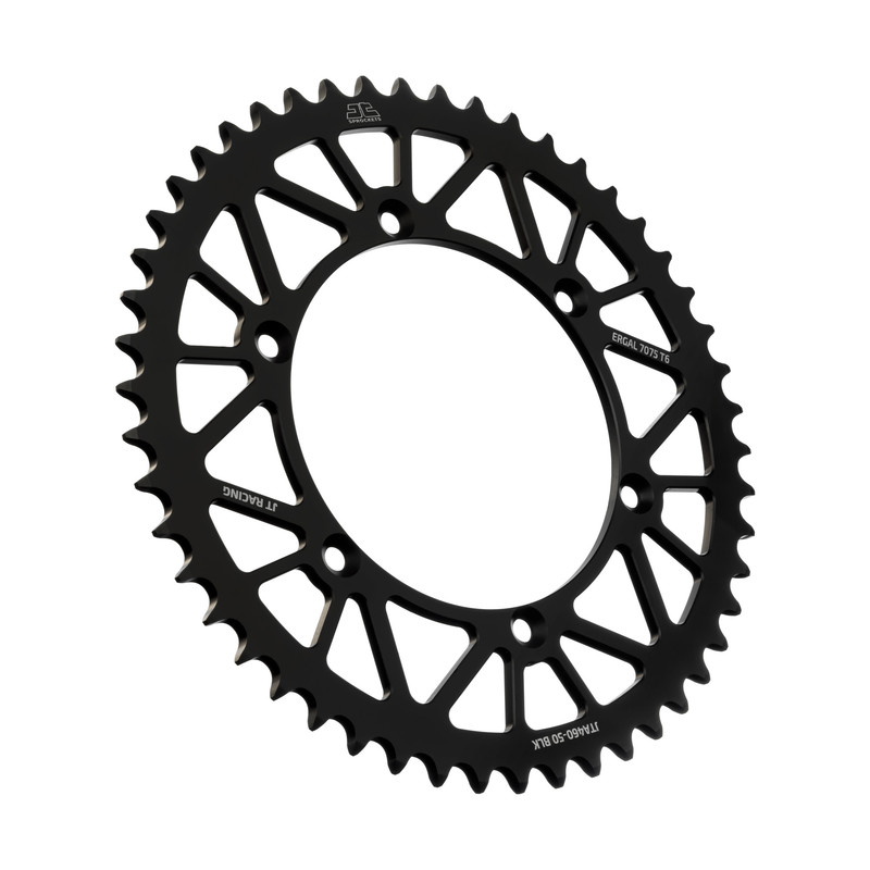 JT Sprockets JTR460.50SC 50 Tooth Self-Cleaning Steel Rear Sprocket - Black Zinc Finish